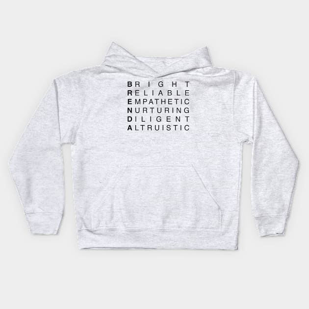 BRENDA Kids Hoodie by Print It Like its Hot